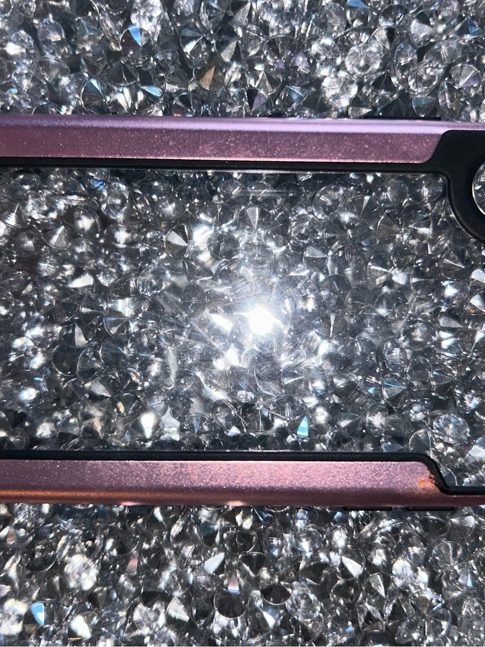 Pink Metallic Phone Bumper Case